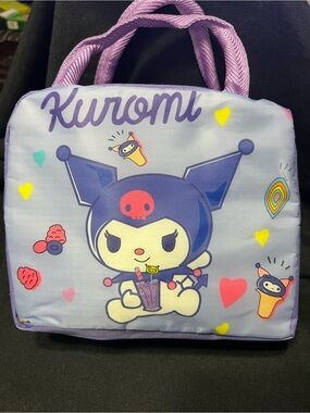 Sanrio Kuromi Lavender Pink Character Lunch Bag